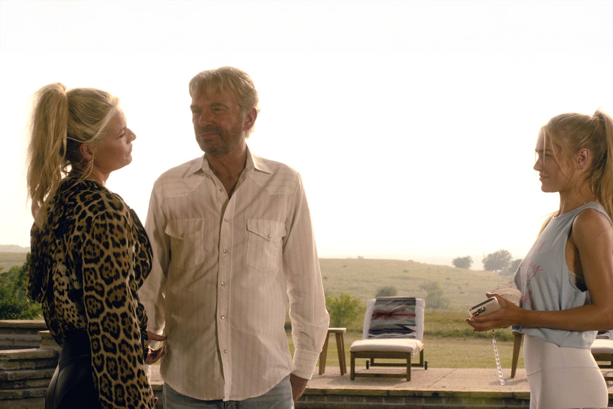 Tommy Norris, Angela Norris and Ainsley Norris on Landman